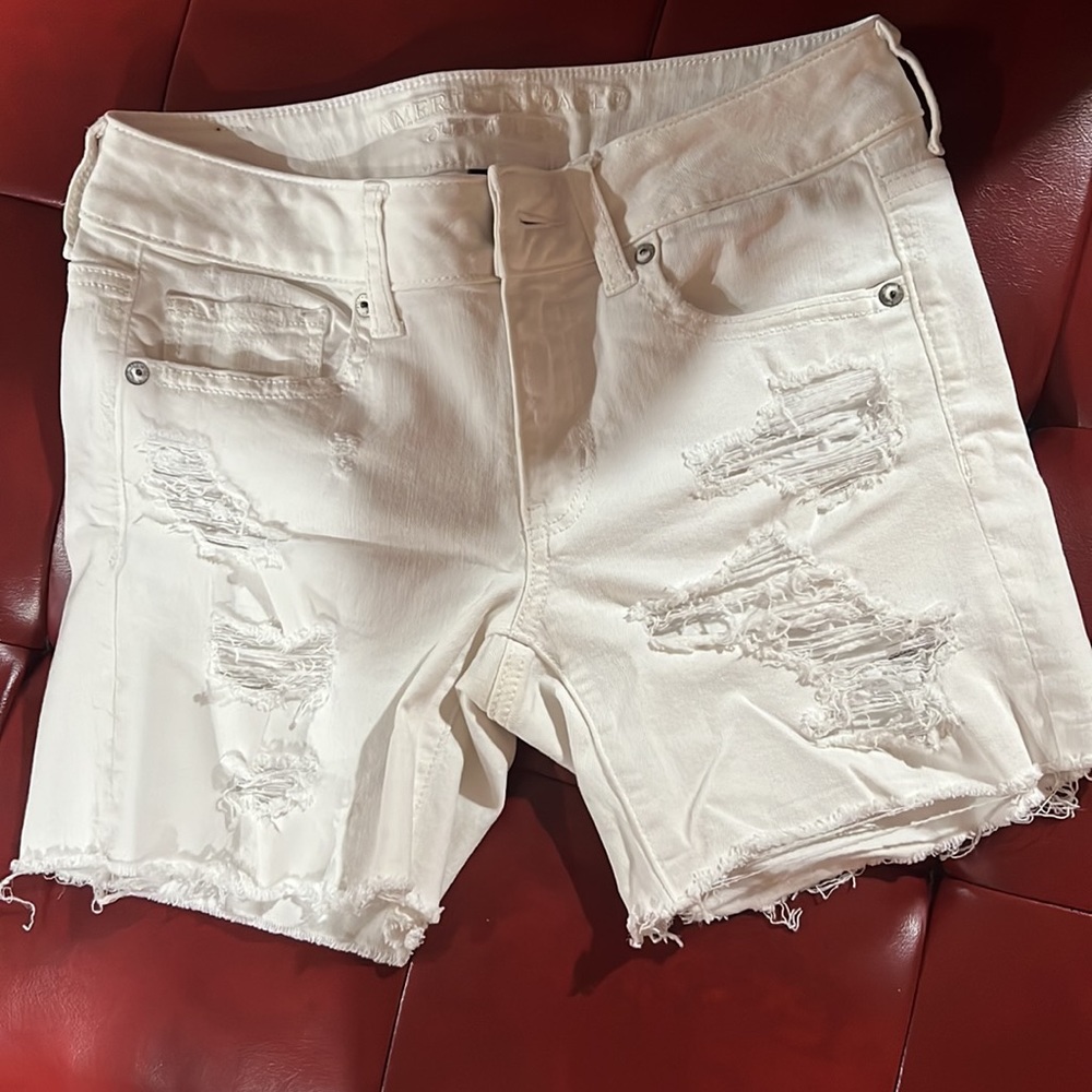 Super stretch MIDI shorts 🤍 - Picture 3 of 6